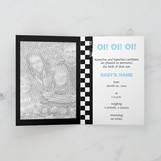 Babyaussagen (ska rude boy) ankündigung (Innenseite)