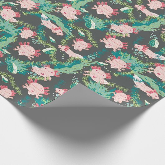 BabyAxolotl Geschenkpapier (Ecke)