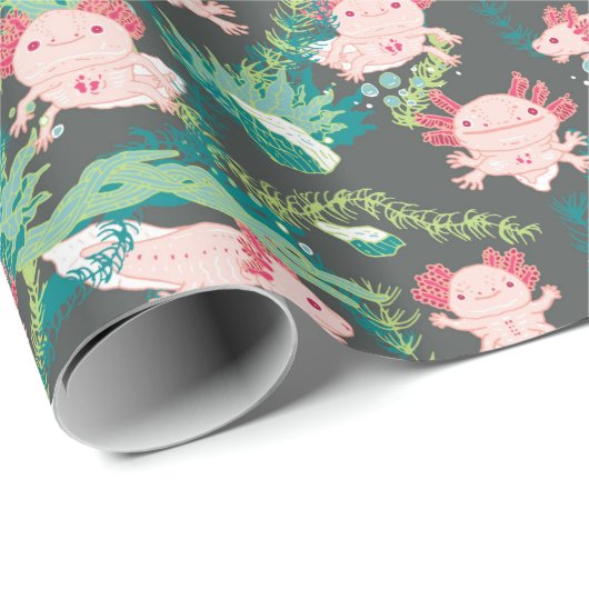 BabyAxolotl Geschenkpapier (Rolleneckpunkt)