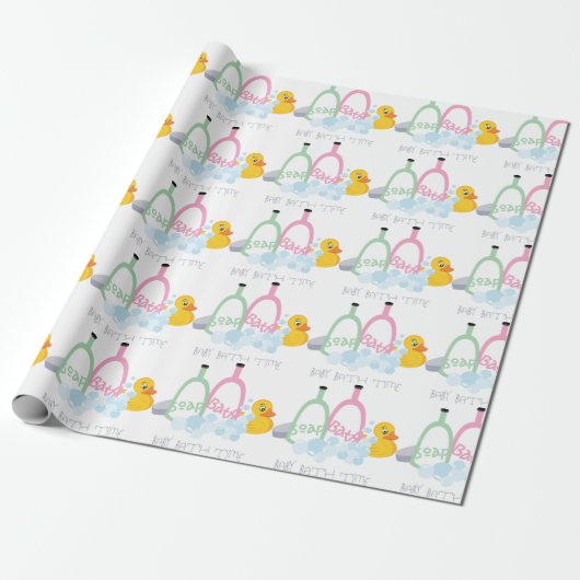 Babybadzeit Geschenkpapier (Ungerollt)