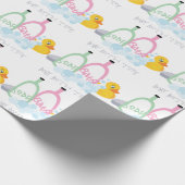 Babybadzeit Geschenkpapier (Ecke)