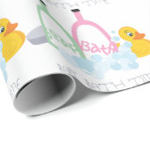 Babybadzeit Geschenkpapier (Rolleneckpunkt)