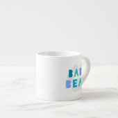 Babybär - Blau Espressotasse (Vorderseite Rechts)