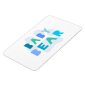 Babybär - blau magnet (Linke Seite)