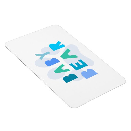 Babybär - blau magnet (Rechte Seite)