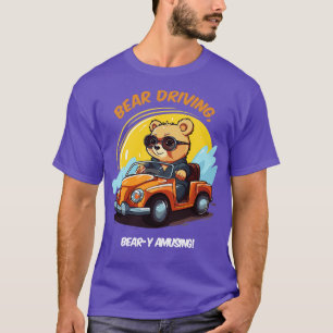Babybär, der Auto fährt T-Shirt