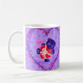 Babybär mit Herz-Geschenk-Tasse Kaffeetasse (Links)