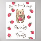 Babybär - Süßigkeiten und Leckereien Poster (Vorne)