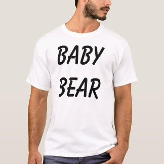Babybärnschwarzes T-Shirt
