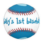 Babybaseball von dalDesignNZ Baseball (Rückseite)