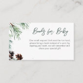 Babybäumchen für Winterkinder auf Anfrage Begleitkarte (Vorderseite)