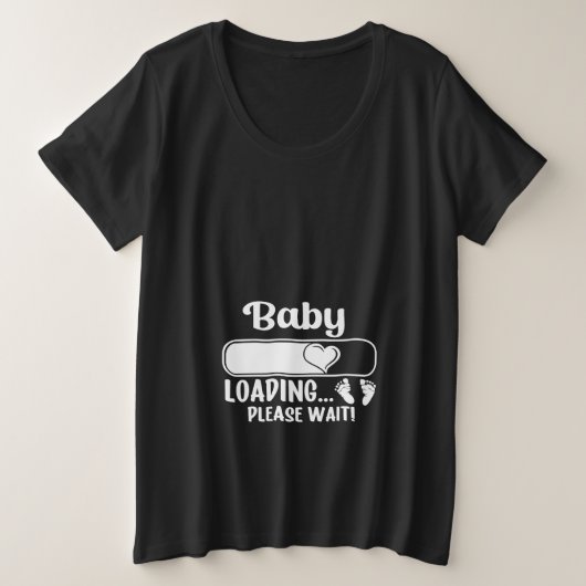 Babybeladung Große Größe T-Shirt (Design vorne)