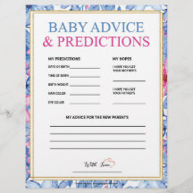 Babyberatung und -vorhersagen [Aquarellfarben]