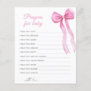 Babybeten mit rosa Bug