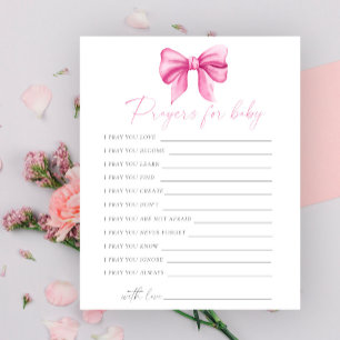 Babybeten mit rosa Bug