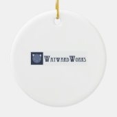 Babybett für Laptops (Brauner Tabby) Keramik Ornament (Hinten)