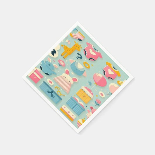 Babybett Serviette (Ecke)