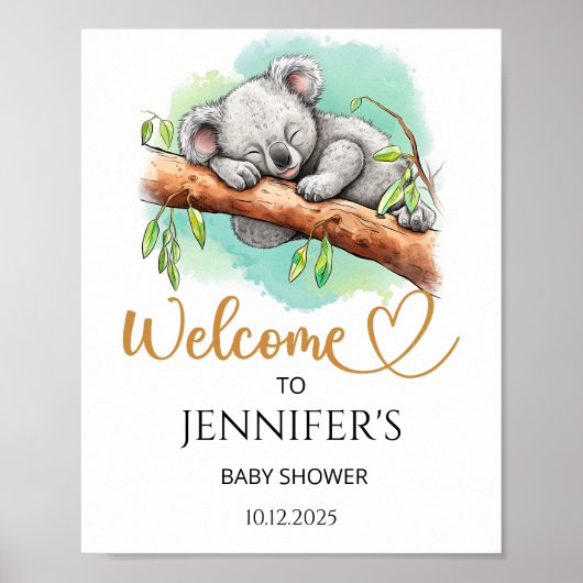 Babybettchen Poster (Vorne)