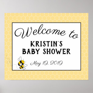 Babybettwäsche und Handtücher werden gestellt Poster