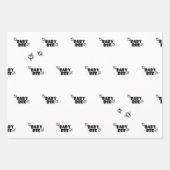 Babybeutelpapier mit einem Set von 3 Geschenkpapier Set (Vorderseite)