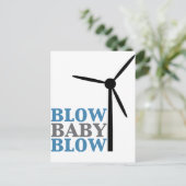 Babyblase (Windenergie) Postkarte (Stehend Vorderseite)