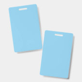 Babyblau Ausweis (Vorder- & Rückseite)