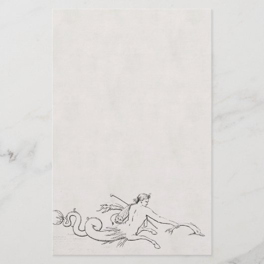 Babyblau Briefpapier (Vorderseite)