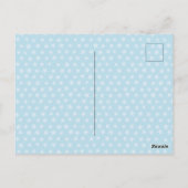 Babyblau | Funny Danke Karte (Rückseite)