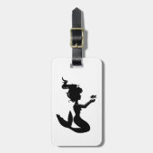 Babyblau Gepäckanhänger (Vorderseite vertikal)