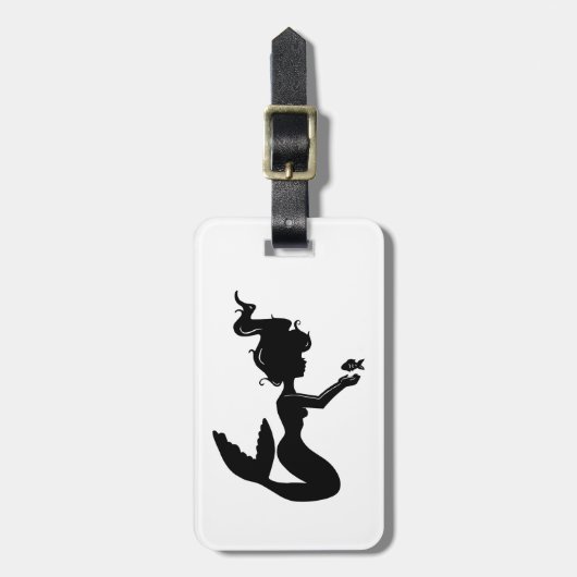 Babyblau Gepäckanhänger (Vorderseite vertikal)