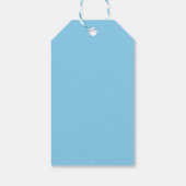 Babyblau Geschenkanhänger (Rückseite)