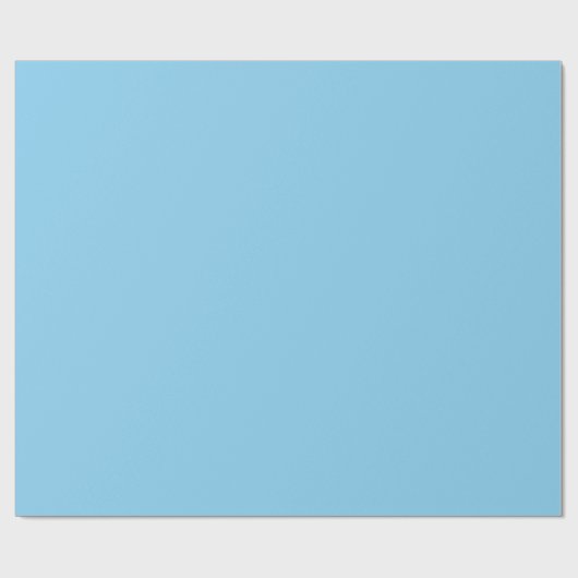 "Babyblau" Geschenkpapier (Flach)