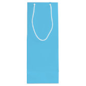 Babyblau Geschenktüte Für Weinflaschen (Rückseite)