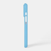 Babyblau iPhone Hülle (Linke Seite)