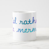 Babyblau Jumbo-Tasse (Vorderseite)