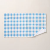 Babyblau kariert badhandtuch set (Handtuch)