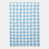Babyblau kariert geschirrtuch (Vertikal)