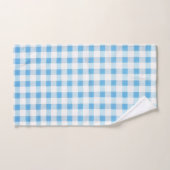 Babyblau kariert handtuch (Handtuch)