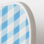 Babyblau kariert pickleball schläger (Linke Seite)