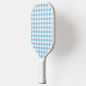 Babyblau kariert pickleball schläger (Links)