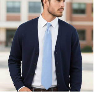 Babyblau Krawatte
