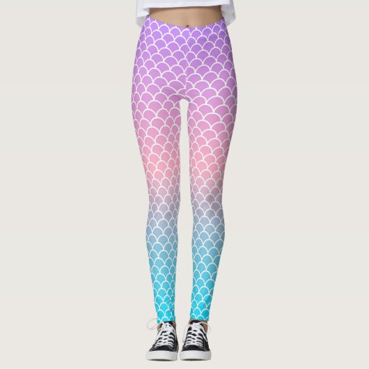 Babyblau Leggings (Vorderseite)