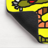 Babyblau Mousepad (Ecke)