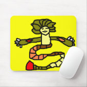 Babyblau Mousepad (Mit Mouse)