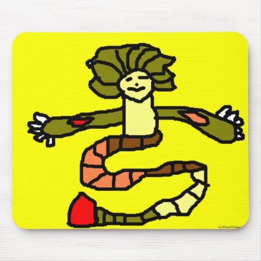 Babyblau Mousepad (Vorne)