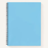 Babyblau Notizblock (Vorderseite)