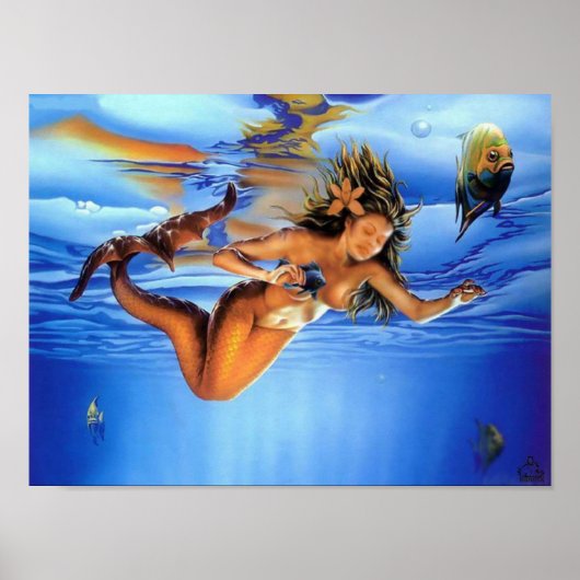 Babyblau Poster (Vorne)