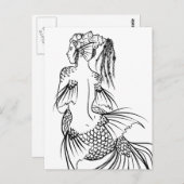 Babyblau Postkarte (Vorne/Hinten)