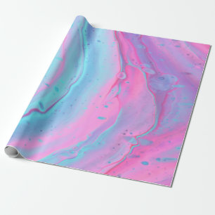 Babyblau und rosa Pastellfarbe gemischt Geschenkpapier