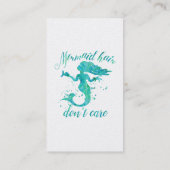 Babyblau Visitenkarte (Rückseite)